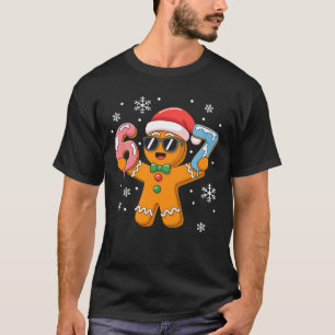 Grappige Peperkoek Zes Zeven 67 IJsdrup Kerstmis T-shirt