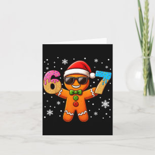 Grappige Peperkoek Zes Zeven 67 IJsdruppel Kerstmi Kaart