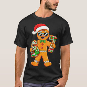Grappige Peperkoek Zes Zeven 67 Peperkoek Man Kers T-shirt