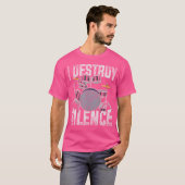 Grappige Percussie Drummer Gift Muziekinstrument D T-shirt (Voorkant volledig)