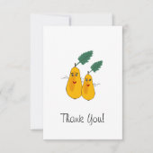Grappige peren bedankkaart (Voorkant)
