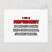 Grappige perfusioniste.. Zeer onwaarschijnlijk Briefkaart (Voorkant)