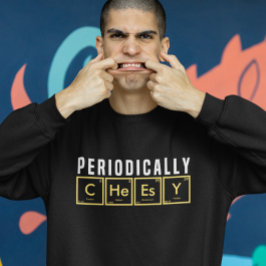 Grappige periodieke elementen periodiek kaasachtig trui