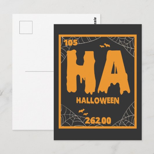 Grappige Periodieke Tabel van Halloween Chemie Gif Briefkaart (Voorkant / Achterkant)