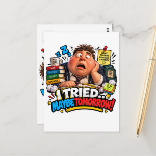 Grappige personages terug naar school ballon briefkaart