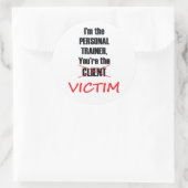 Grappige Personal Trainer Fitness Gym Stickers (Tas)