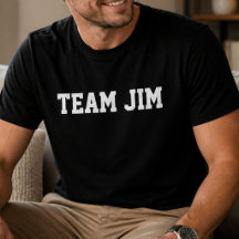 Grappige Persoonlijke Aangepaste Team Jim Verjaard