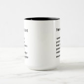 Grappige persoonlijke assistent definitie cadeau m mok (Midden)