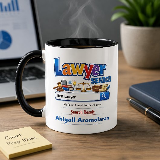 Grappige Persoonlijke Beste Advocaat Mok