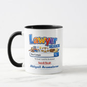 Grappige Persoonlijke Beste Advocaat Mok (Links)