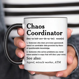 Grappige Persoonlijke Chaos Coördinator Koffiemok