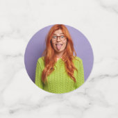 Grappige Persoonlijke Feest Hoofdhoes Aangepaste F Confetti (Kleine voorkant)