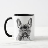 Grappige Persoonlijke Franse Bulldog Hond Liefhebb Mok (Links)