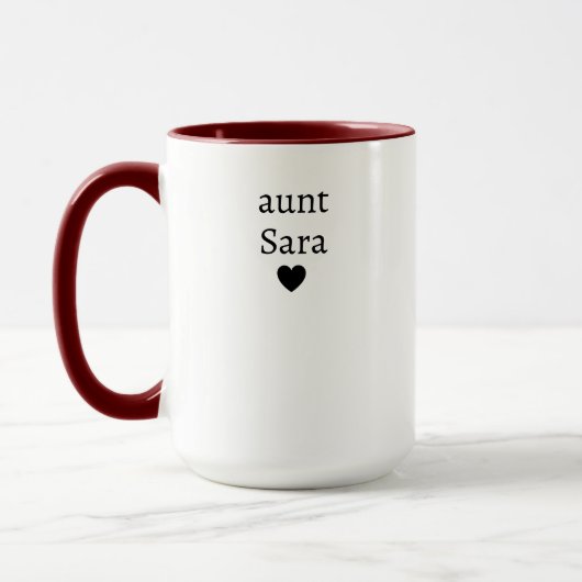 Grappige Persoonlijke Tante Mok (Links)