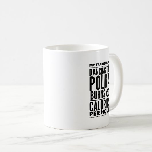 Grappige persoonlijke trainer cadeau mok (Voorkant rechts)