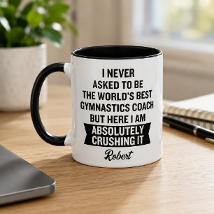 Grappige Persoonlijke Turncoach Mok