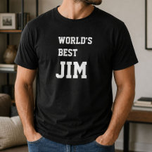 Grappige Persoonlijke Werelds Beste Jim Verjaardag
