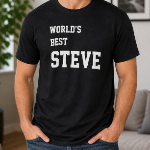 Grappige Persoonlijke Werelds Beste Steve Verjaard T-shirt