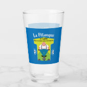 grappige Pertanque cadeautjes Glas (Achterkant)