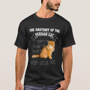 Grappige Perzische Kat Moeder Vader Miauw T-shirt