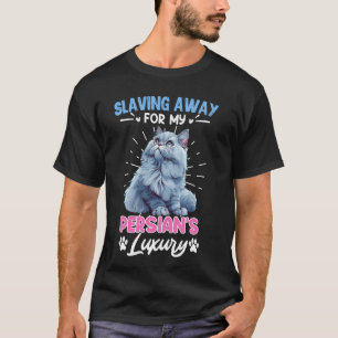 Grappige Perzische kat ZWOEGT VOOR DE LUXE VAN MIJ T-shirt
