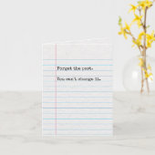 Grappige Pessimist Verjaardag Kaart, gevoerd papie Kaart (Gele Bloem)