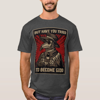 Grappige pestdokter gamer retro gaming meme cadeau t-shirt