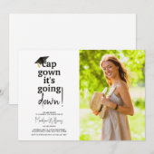 Grappige Pet Gown Het gaat naar beneden Foto Afstu Kaart (Voorkant / Achterkant)