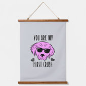 Grappige Pet Lover Print Hangend Wandkleed (Voorkant)