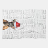 Grappige Pet Lover Vakantie Boxer Hond Kerstmis Theedoek (Horizontaal)