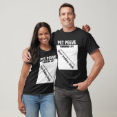 Grappige Pet Peeve Je Loopt Schuin Over Een P T-shirt (Unisex)