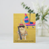 Grappige Pet Spaans Briefkaarten voor Fun of Teach (Staand voorkant)