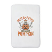 Grappige Peter Peter Pompoen Halloween Skelet Shir Badmat (Voorkant Verticaal)