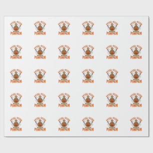 Grappige Peter Peter Pompoen Halloween Skelet Shir Cadeaupapier
