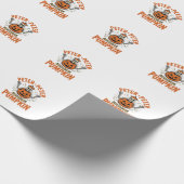 Grappige Peter Peter Pompoen Halloween Skelet Shir Cadeaupapier (Hoek)