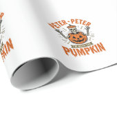 Grappige Peter Peter Pompoen Halloween Skelet Shir Cadeaupapier (Rol Hoek)
