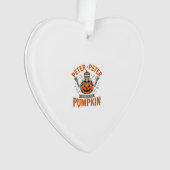 Grappige Peter Peter Pompoen Halloween Skelet Shir Ornament (voorkant)