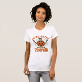 Grappige Peter Peter Pompoen Halloween Skelet Shir T-shirt (Voorkant volledig)