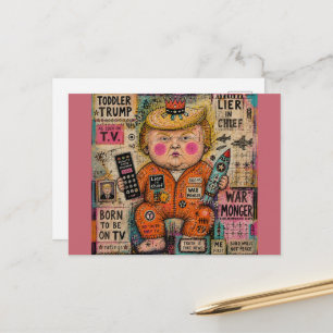 Grappige Peuter President Briefkaart