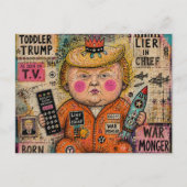 Grappige Peuter President Briefkaart (Voorkant)