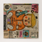 Grappige Peuter President Collage Legpuzzel (Horizontaal)