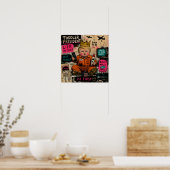 Grappige Peuter President Poster (Keuken)