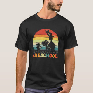Grappige peuterspeelzaal nijlpaard terug naar scho t-shirt