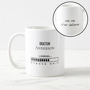Grappige PhD Afstudeerdoctornaam Laden Koffiemok