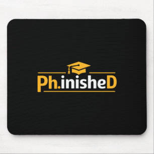 Grappige PhD Afstuderen 2026 PhD K Klaar Premium T Muismat