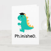 Grappige PhD afstuderen kaarten (Voorkant)