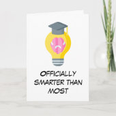 Grappige PhD afstuderen kaarten (Voorkant)