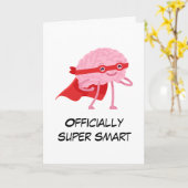 Grappige PhD afstuderen kaarten (Gele Bloem)