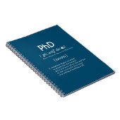 grappige phd-definitie notitieboek (Rechterzijde)