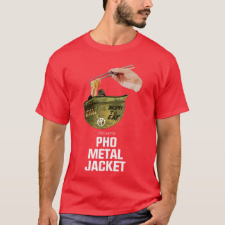 Grappige Pho Vietnams Pho Metal Jas Gamer Cadeau v T-shirt
